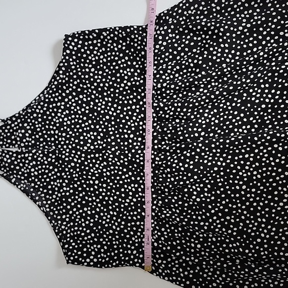 ABOUND WHITE POLKA DRESS/ M - Picture 5 of 9